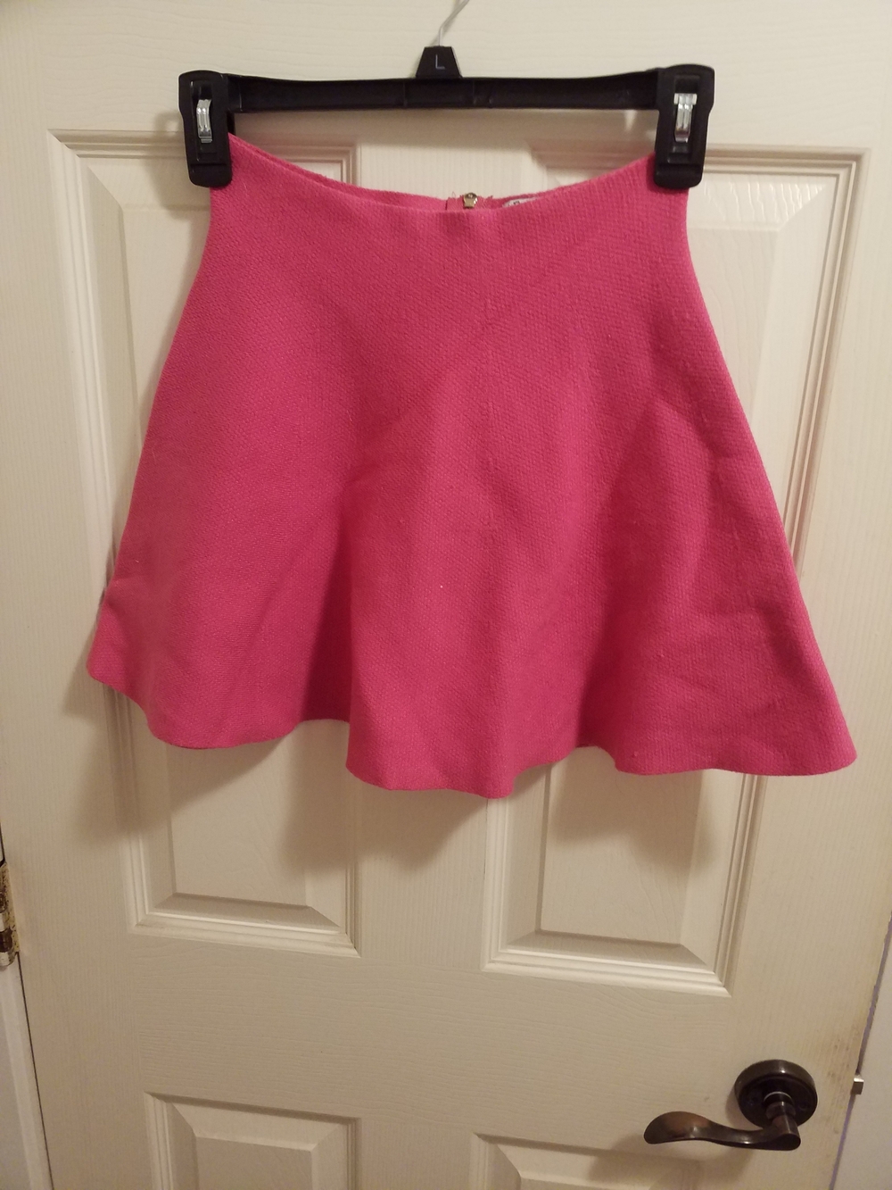 Women's Hot Pink Circle Skirt - Flared Mini